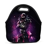 The Coolest Fortnite Neoprene Lunch Tote Thick Insulated Lunch Bag Portable Thermal Lunchbox Waterproof Outdoor Picnic Travel Holiday Handbag with Zipper for Men Women Adult Kids Boys Girls