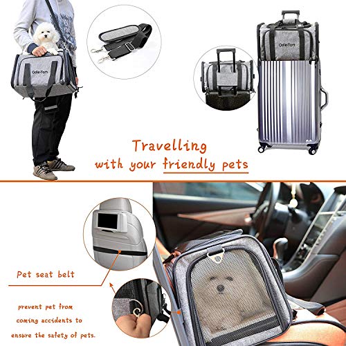 Odie Tom Pet Carrier for Dogs & Cats Airline Approved Expandable