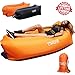 Inflatable Lounger Hammock by ChillPill:Comfortable Blow Up Air Lounger for Outdoor Use–Portable Lounge Chair with Side Pocket,Stakes,Bottle Opener and Carry Bag–Lightweight Oxford Nylon Air Couch