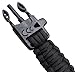 Attmu 2 Pack Outdoor Survival Paracord Bracelet with Fire Starter Scraper Whistle Kits