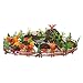 100-Pack Dinosaur Toy Set Figurines - Realistic Plastic Toy Dinosaur Figures with Plastic Props for Children, Themed Parties, Decorations, Includes Carrying Case - 10.5 x 6.5 x 8.2 Inches