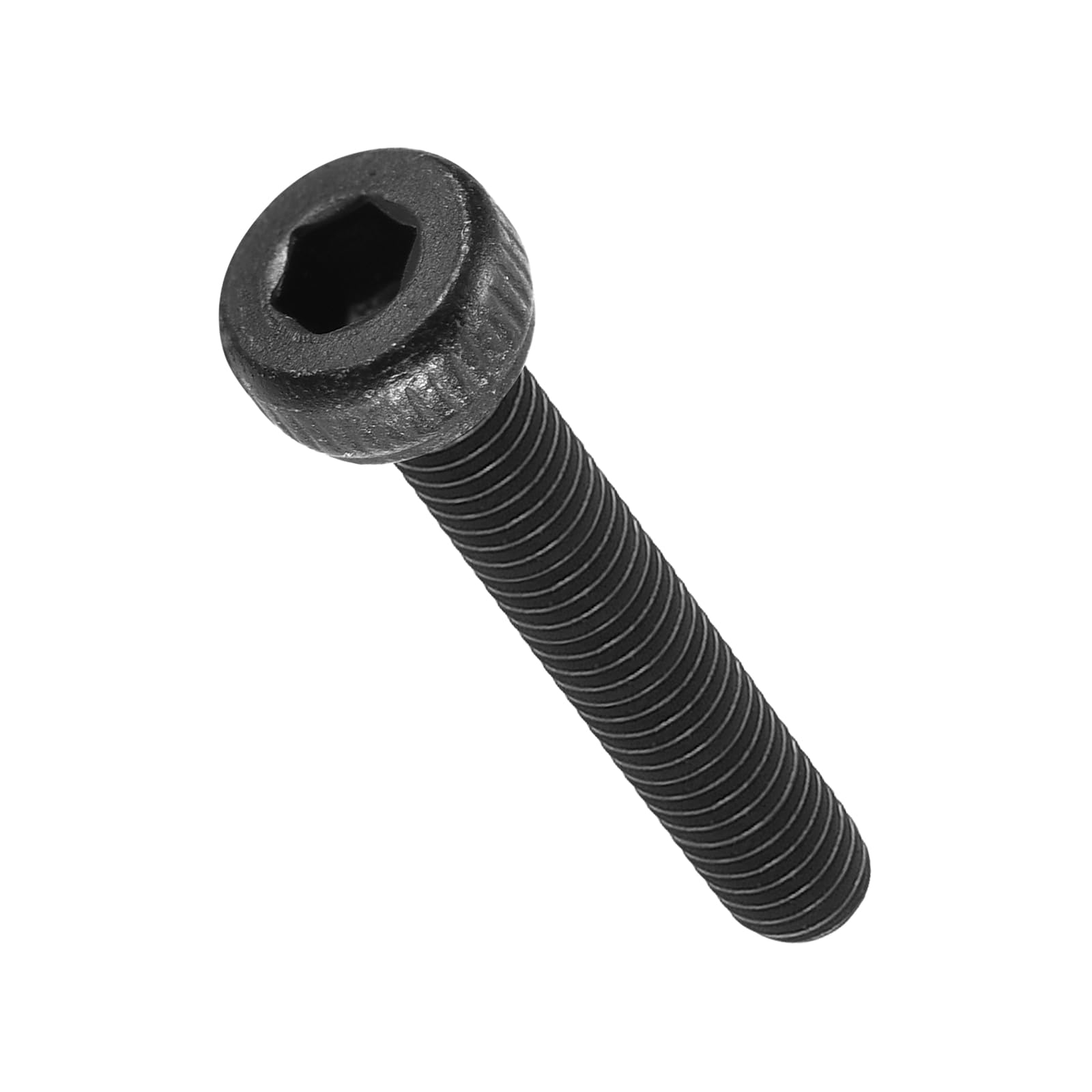 METALLIXITY Socket Head Cap Screws(M2.5-0.45x18mm)50Pcs, Carbon Steel Allen Socket Drive DIN912/ISO4762 Metric Oxide - Machine Grade 12.9 Internal Hex Screw UNC Coarse, Black