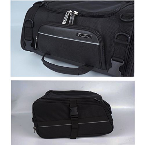 image for Motorcycle Tail Bag, SEEU Large Capacity Seat Bag, Universal Fit, Expa