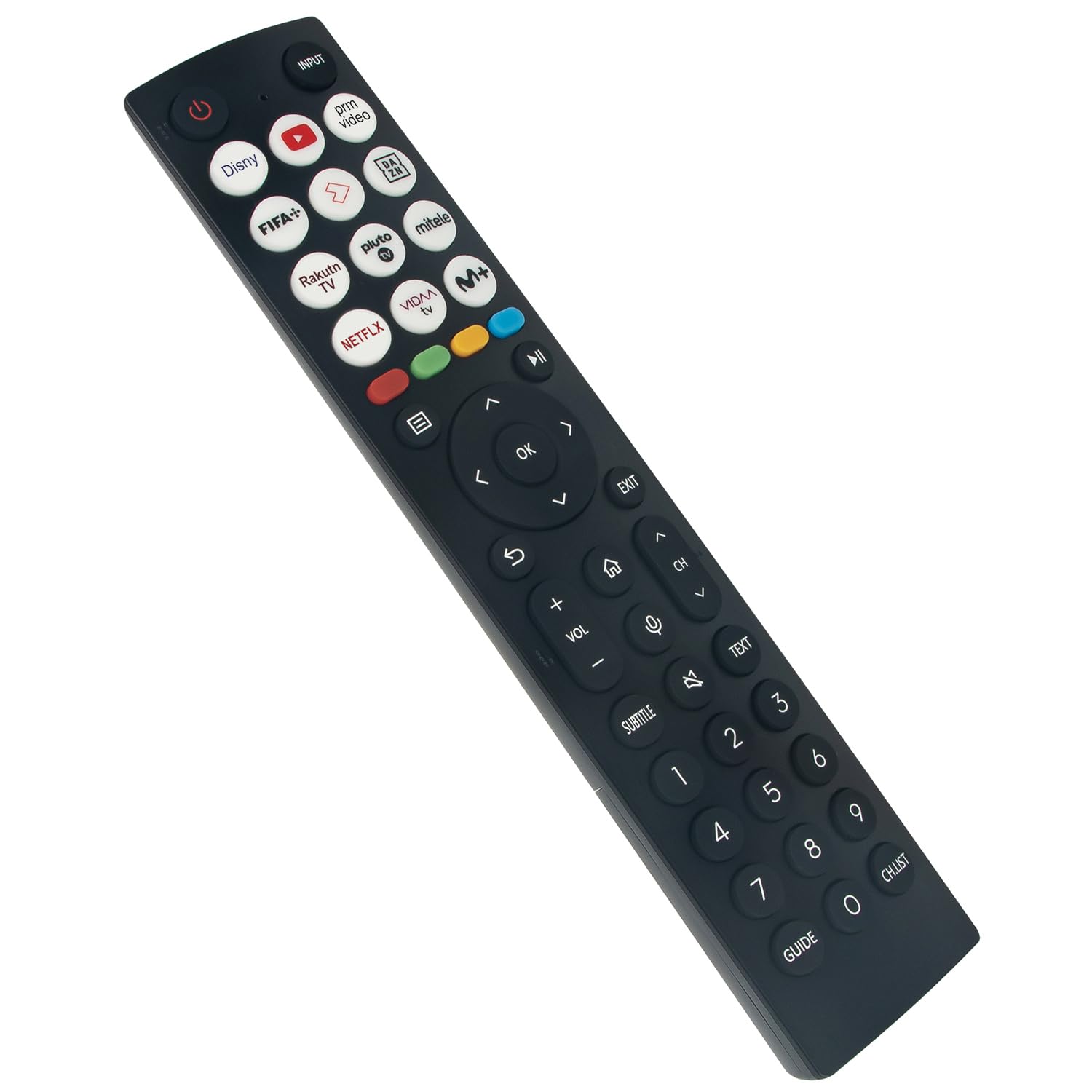 VINABTY Replacement Remote Fit for Hisense UHD 4K Smart TV 65A6K 58A6K 55A6K 50A6K 43A6K 65A69KTUK 65E6KTUK 65E61KTUK 70A6K 70A67K 70A68K 70A69K 70E6KT 70E61KT 70E62KT 70E63KT 70A6KTUK 70A67KTUK