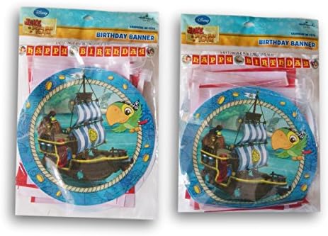 Jake and the Neverland Pirates Happy Birthday Banner - Set of 2