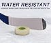Hockey and Soccer Sports Tape (6 Pack) - Clear, Strong, Hypoallergenic Poly Athletic Tape For Shin Pads, Guards, and Socks, Adhesive Tapes For the Ice and Field, Lacrosse, Cricket and Sport Training