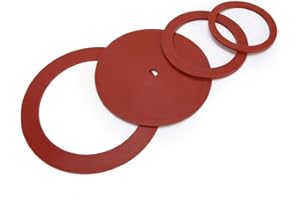AMONIDA Casting Machine Gasket, 4pcs Casting Machine Gasket Rubber Gasket Jewelry, Jewelry Making Tools Accessory, for Jewelry Casting Machine