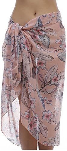 YOEYEA Women Sarongs Hawaiian Bali Beach Sarong Swim Wrap Pareo Batik Bathing Suit Coverup