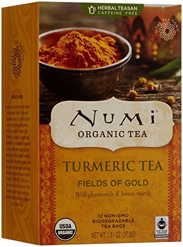 Numi Organic Tea Turmeric Tea - Fields Of Gold - 12 Count