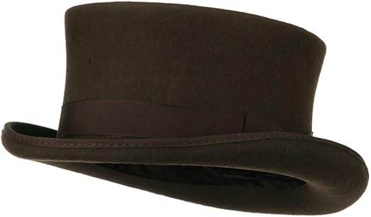 mens brown felt hat