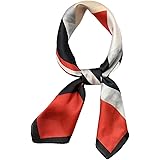 Women's Fashion Soft Large Satin Square Chiffon Polyester Scarf Set Head Neck Multiuse Solid Colors Available