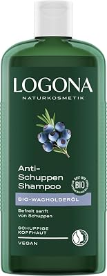 Anti-Schuppen Shampoo für natürlich gesundes Haar, Geeignet für schuppige Kopfhaut, Haarshampoo mit veganer Formel aus Bio Wacholderöl, 1 x 250 ml