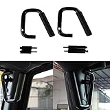 Santu Grab Bar Front Grab Handle for Jeep Wrangler JK 2007-2017 1 Pair (Black)