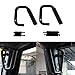 Santu Grab Bar Front Grab Handle for Jeep Wrangler JK 2007-2017 1 Pair (Black)