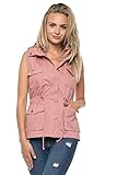 PacificPlex Womens Sleeveless Hooded Anorak Cotton