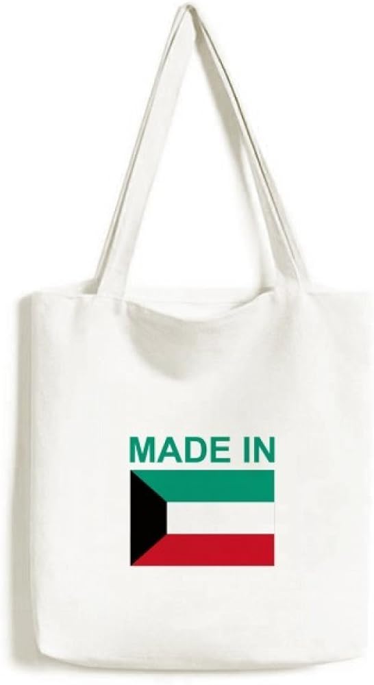 Made In Kuwait Country Love Tote Canvas Bag Shopping