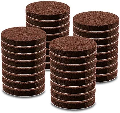家具保護パッド Maveek マビーカ 60個入り 家具パッド 椅子脚キャップ イス 足キャップ 滑り止めマット 滑りにくい 70 Offアウトレット キズ防止 薄茶色 フローリングの損傷防止 家具保護用 防音