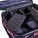 Goriest Makeup Bag ,Cosmetic Bags travel Makeup Train Case Travel Portable Handbag Storage Bag Large Organizer with Adjustable Dividers