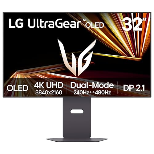 LG 32GX870A-B 32-inch Ultragear 4K UHD OLED
