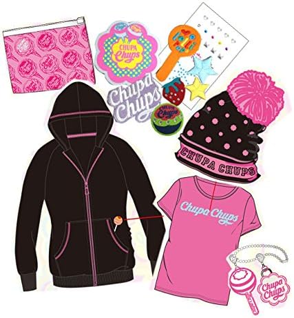Amazon チュッパチャプス Chupachups 自分でデコってカスタマイズ ワッペンがいっぱい入ったパーカー ニット帽子 Tシャツ入り女の子 6点入り新春福袋 Ch 160cm ワンカラーのみ トレーナー パーカー 通販