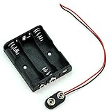 Electronics-Salon Battery Holder for 3 x AA size
