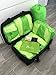 Travel PACKING CUBES Large Set 6 pcs Organizers with Versatile Pouch Laundry Bag Eco