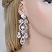 EVER FAITH Austrian Crystal Bridal Flower Vase Chandelier Dangle Earrings-3.1 inch Long