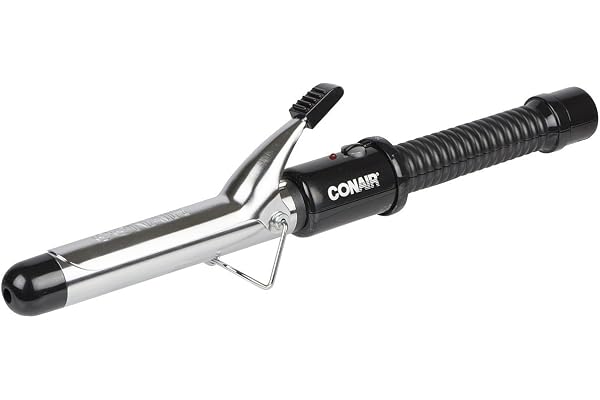 Conair CD87NCSRRC Instant Heat 1 Inch Curling Iron, 1-inch barrel produces classic curls – Hair curler for short, medium, and