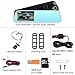 DohonesBest Dash Cam Dual Lens Rear View Mirror Car Backup Camera Front and Rear 1080P Full HD Video Recorder, Car DVR with G-Sensor Motion Detection Loop Recording Parking Mode 4.3”140° Wide View
