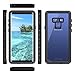 Casetego Compatible with Galaxy Note 9 Waterproof Case,Underwater Cover Full Body Protective Snowproof Dirtproof Shockproof IP68 Certified Waterproof Case for Samsung Galaxy Note 9,Black/Clear