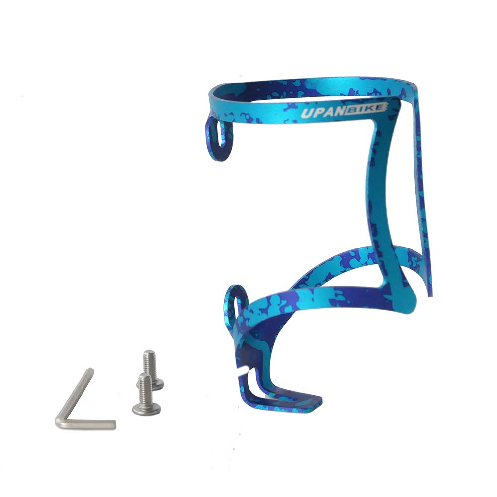 UPANBIKE Aluminum Alloy Bike Bottle Cage, Camouflage Blue