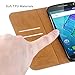 HOOMIL Moto X Pure Edition Case Premium Leather Case for Motorola Moto X Pure Edition/Moto X Style (2015) Phone Wallet Case Cover (Black)