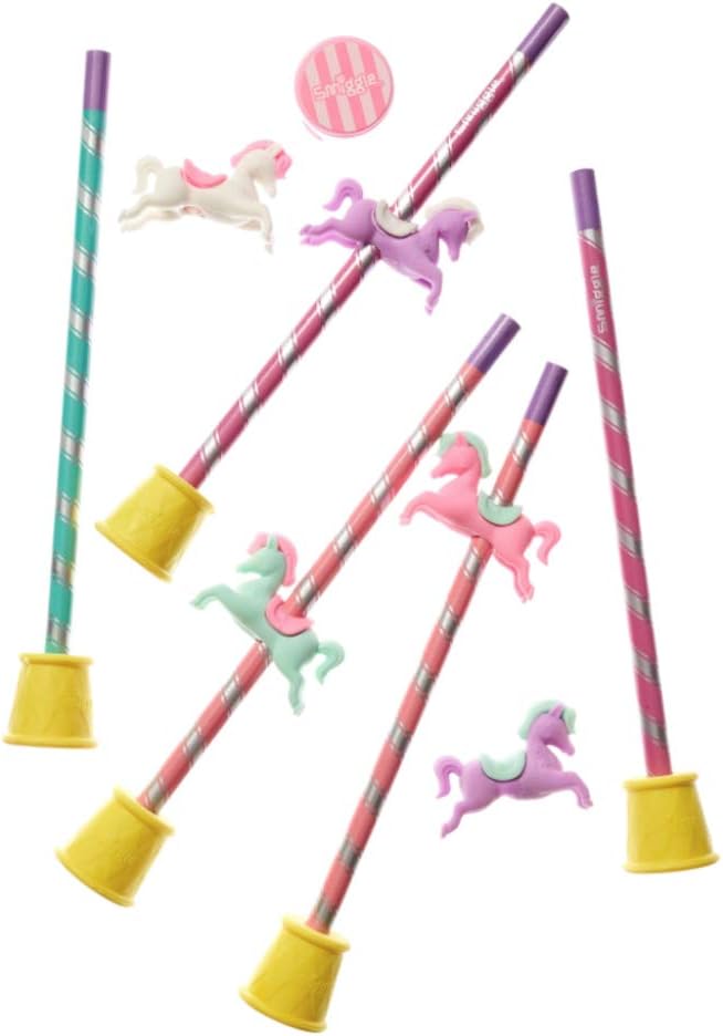 Smiggle Carousel Ponies Eraser Collection Box BigaMart