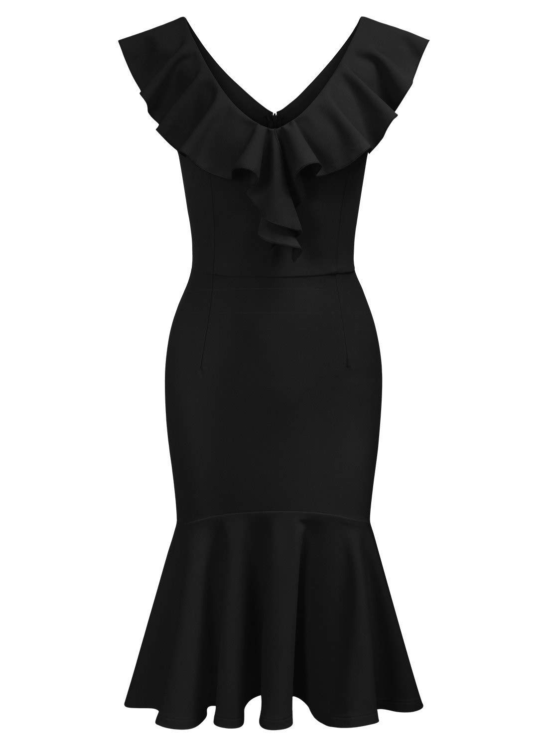 mermaid style cocktail dress