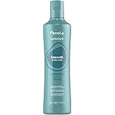 Fanola Smoothing Shampoo for Frizzy Hair - Deep Cleansing & Nourishing Hair Shampoo for Women & Men - Formulated with Cotton Oil to Make Straightening Easier (350 ml)