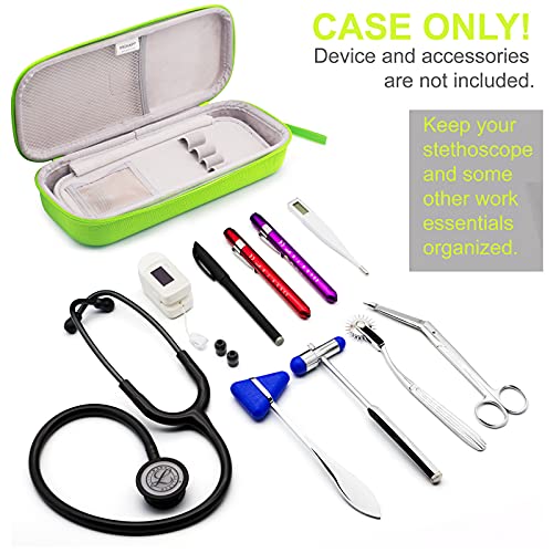 PROHAPI Hard Stethoscope Case, Large Stethoscope Carrying Case with ID