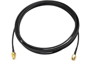 Bingfu SMA Male to SMA Female Bulkhead Mount RG174 Antenna Extension Cable 3m 10 feet Compatible with 4G LTE Router Gateway Mobile Cellular RTL SDR Dongle Receiver