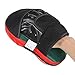 Cheerwing PU Leather MMA Boxing Mitt Punching Mitt Target Focus Punch Pad Training Glove for Karate Muay Thai Kick (Red)
