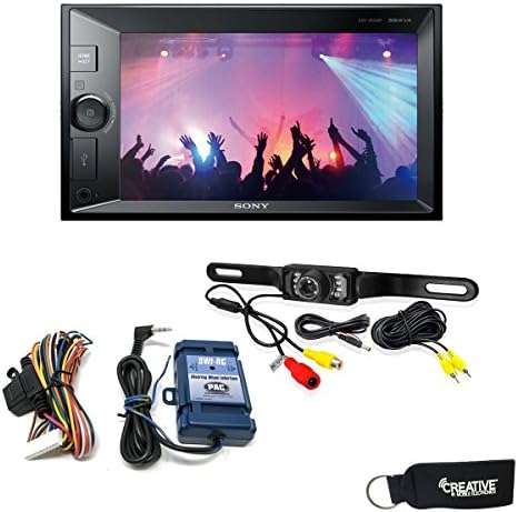 Sony XAV-V631BT Digital Media Receiver with Bluetooth, Steering Wheel Control Interface, and Back Up Camera