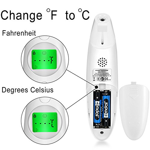 Metene Digital Forehead and Ear Thermometer,Suitable For Baby, Toddler