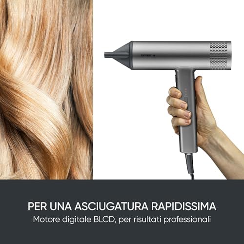 Asciugacapelli Ionico Professionale BLDC 2000W - HT 0171
