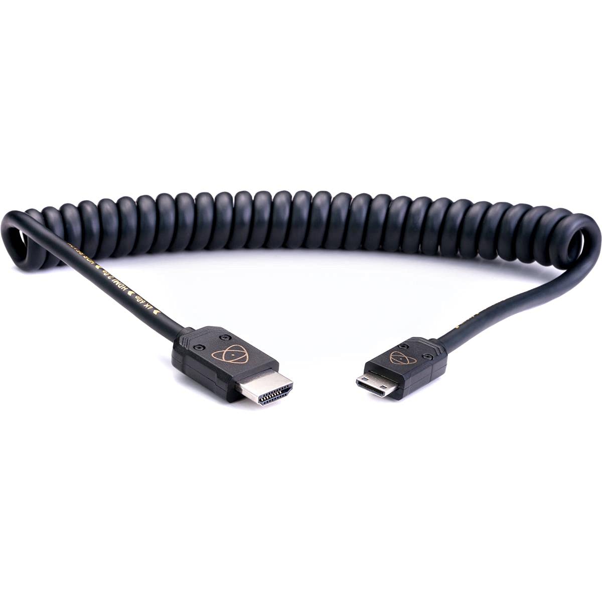 Atomos ATOM4K60C4 HDMI Cable Mini 40 cm, Cast Connector (80 cm Extended) black
