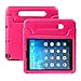 NEWSTYLE Kids Case for iPad 9.7 inch 2017/2018 Shockproof Stand Cover with Built-in Handle for Children for Apple New iPad 9.7-inch 2017 2018 (Rose)