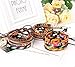 LOYALLOOK 22Pcs Braided Leather Bracelet Cords Linen Hemp Wooden Beads Bracelets Ethnic Tribal Bracelets Adjustable Wristbands for Men Women