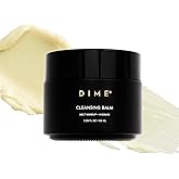 DIME Beauty Cleansing Balm, Oil Makeup Remover and Face Cleanser, Hydrating Eye Makeup Remover with Squalane, 3.38 oz / 100 ml