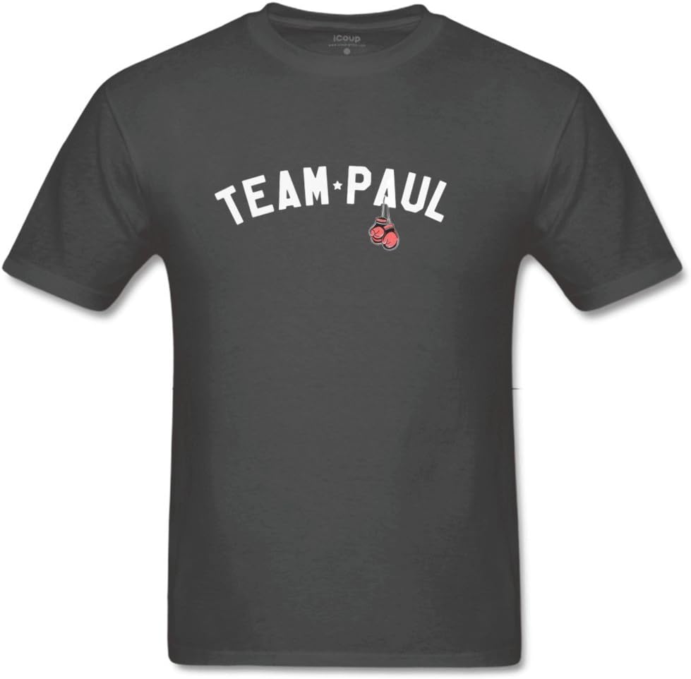 YangCH Boxer Fight Team Paul Cotton Short-Sleeve Crew Neck Clothing for Men