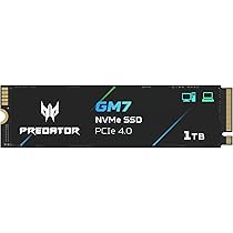 要コメント★PREDATOR GM7 内蔵用SSD1TB PCIe Gen4x4 Acer Predator GM7 PCIe NVMe M.2 SSD