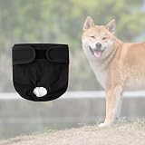 Aomig Reusable Dog Nappies Absorbent Washable Diapers Adjustable L view 8