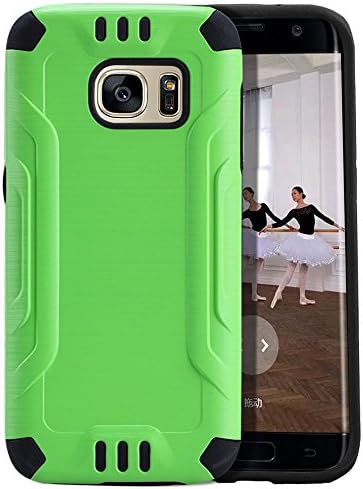 Samsung Galaxy Note 7 FE Carrying Case Protective Cover, Slim Kickstand Rugged Case For Galaxy Note 7 FE (Armor Neon Green)
