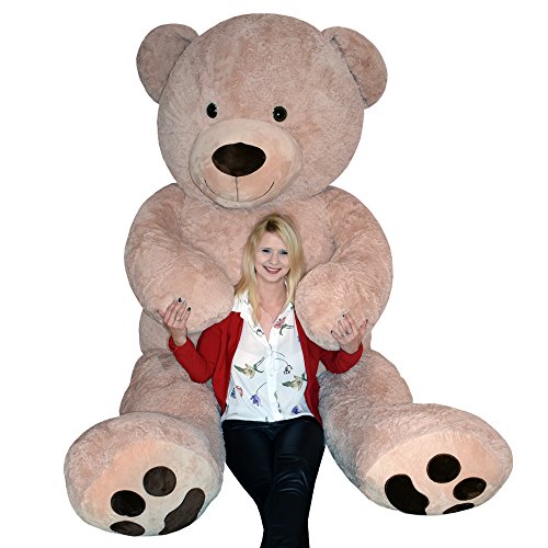 TE-Trend XXL Teddybär Riesen Teddybären Giant Teddy Bär 250cm Kuscheltier Plüschtier Deko Plüsch Bär Braun – Bild 4